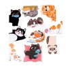 Set 10 miếng đánh dấu sách nam châm mèo cưng NO55
