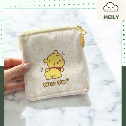 Bóp ví đựng tiền,Túi đựng đồ cầm tay vải nilon TB07