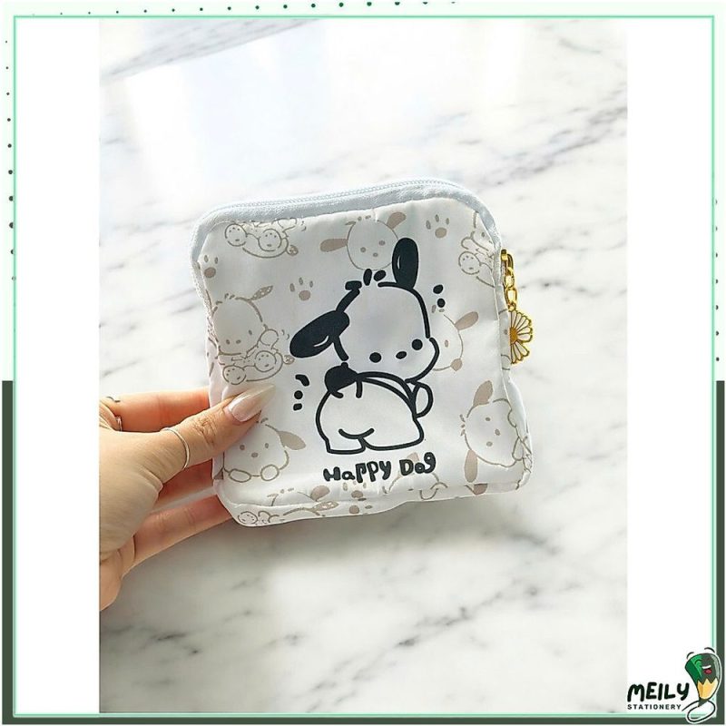 Bóp ví đựng tiền,Túi đựng đồ cầm tay vải nilon TB07
