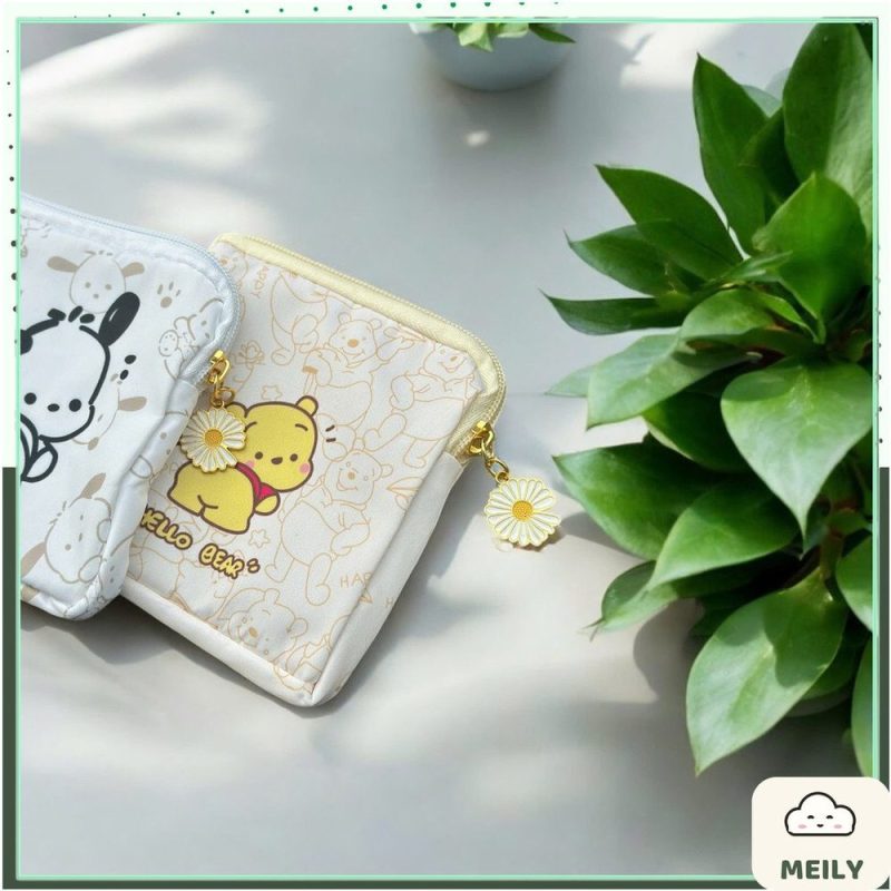 Bóp ví đựng tiền,Túi đựng đồ cầm tay vải nilon TB07