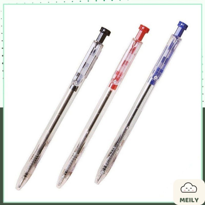 Bút bi bấm basic Baoke ngòi 0.7mm bút viết học sinh, văn phòng B29