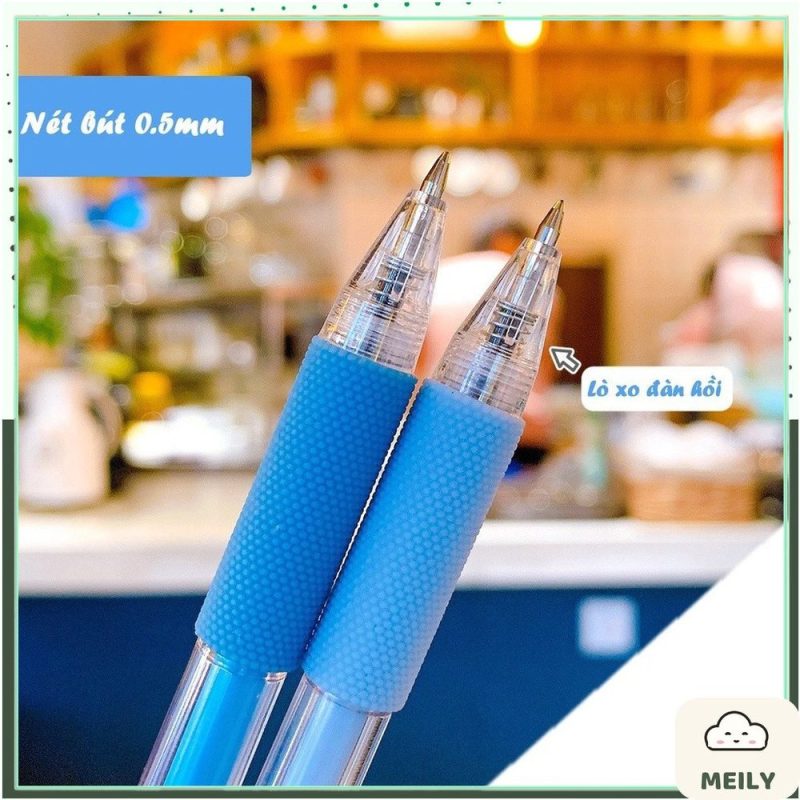 Bút bi bấm mực gel B35