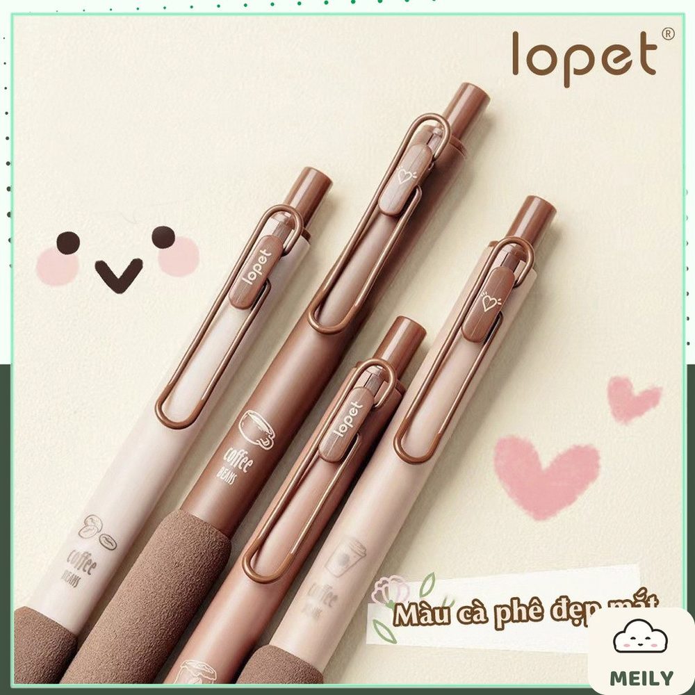 Bút bi bấm mực gel Soft Bread B71