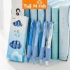 Bút bi Lopet cài kim loại xanh dương B85 lt-1289
