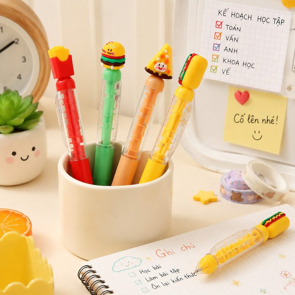Bút Bi Dễ Thương Đồ Ăn Nhanh 0.7mm B199