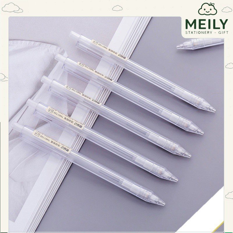 Bút chì bấm thân trong suốt ngòi 0.5mm/0.7mm B08