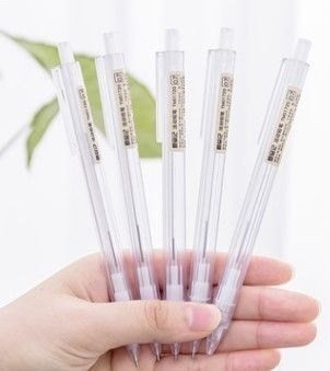 Bút chì bấm thân trong suốt ngòi 0.5mm/0.7mm B08 - ngòi 0,5mm
