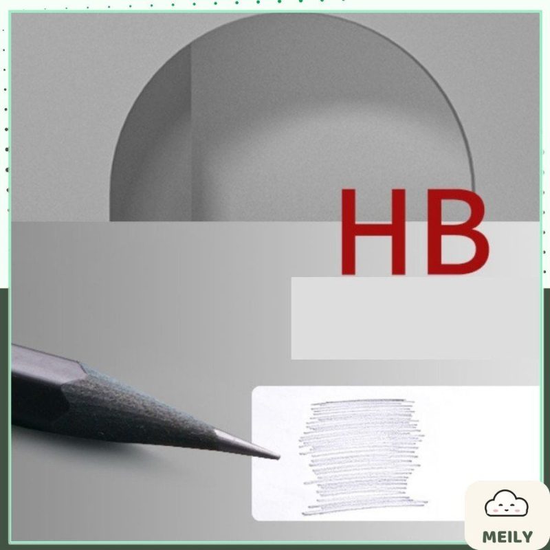 Bút chì Deli gỗ HB 2B thân pastel