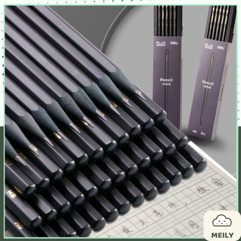 Bút chì HB/2B gỗ thân nhiều màu pastel B75