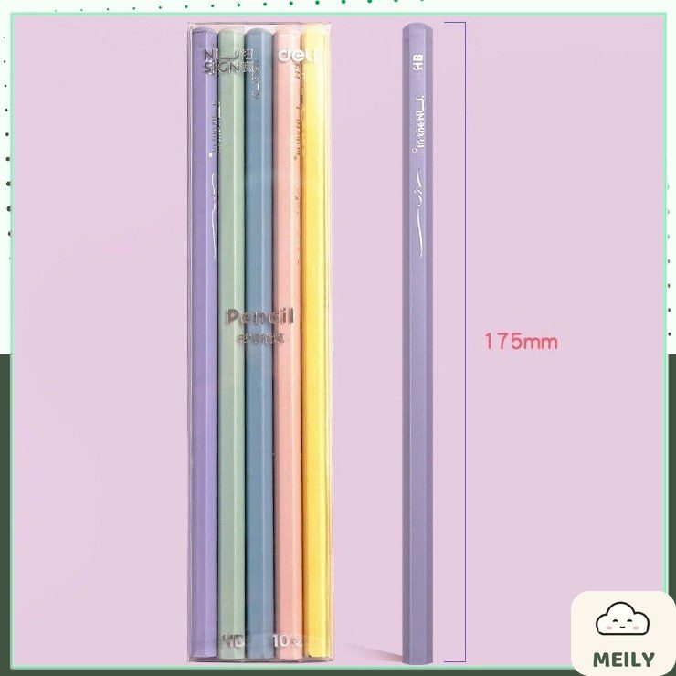Bút chì HB/2B gỗ thân nhiều màu pastel B75