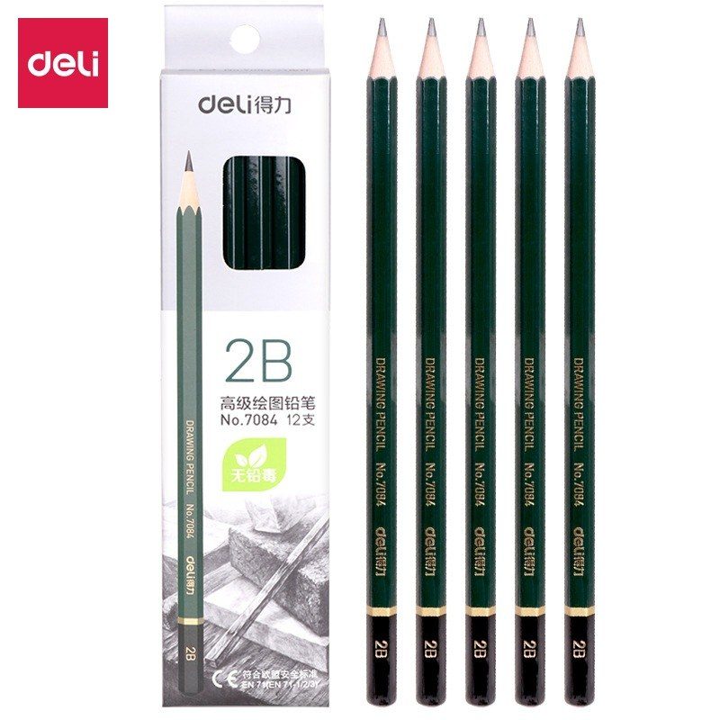 Bút chì HB gỗ lục giác dài 178mm nét dễ viết