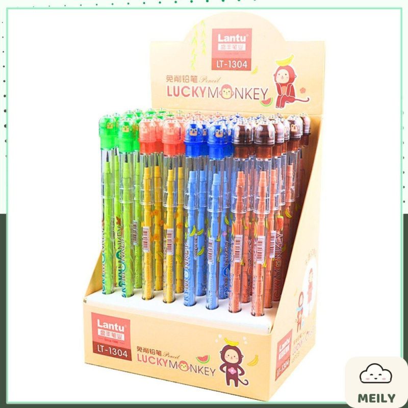 Bút chì vẽ HB hình kẹo ngọt Monkey cho trẻ em