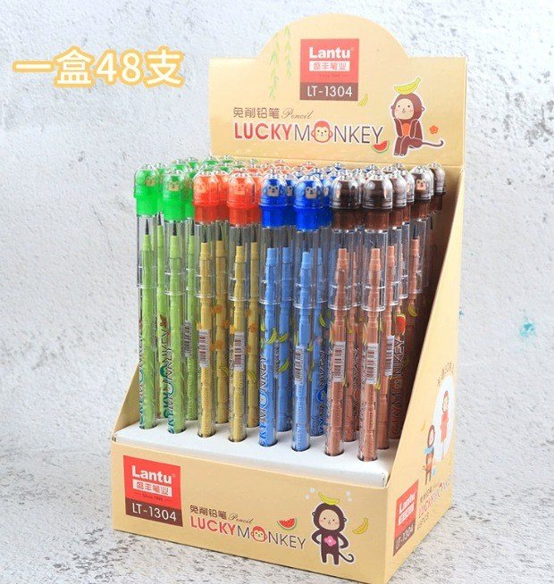 Bút chì vẽ HB hình kẹo ngọt Monkey cho trẻ em - Bút chì Monkey B182