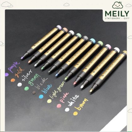 Bút dạ Marker nét 2mm màu nhũ Sta Metallic