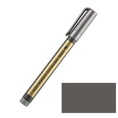 Bút dạ Marker nét 2mm màu nhũ Sta Metallic - Bút dạ Sta Metallic 2mm 8151-9 Đen