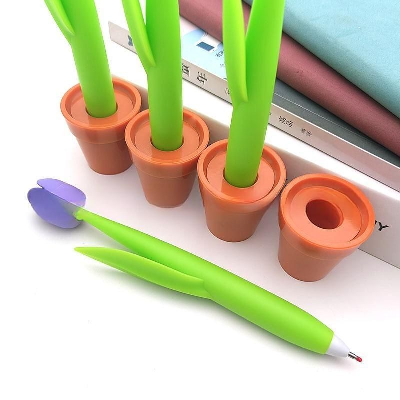 Bút để bàn hình chậu cây B206