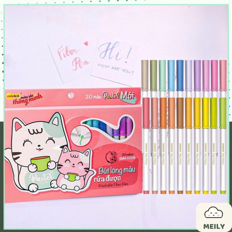 Bút Fiber Pen Thiên Long Colokit 36/20 màu bút viết Calligraphy