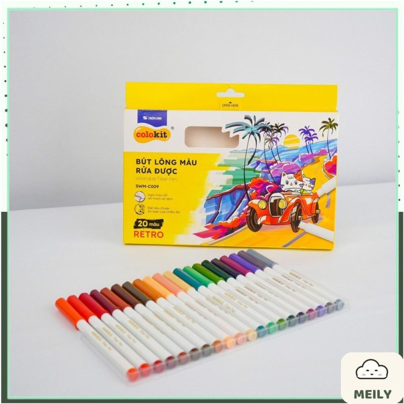 Bút Fiber Pen Thiên Long Colokit 36/20 màu bút viết Calligraphy