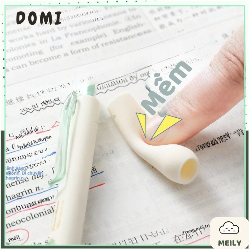 Bút gel bấm Domi đệm cao su nghệ thuật phục hưng DM-802 B143