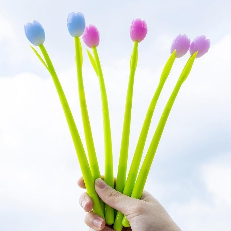 Bút Gel Dễ Thương B197 - Màu trắng