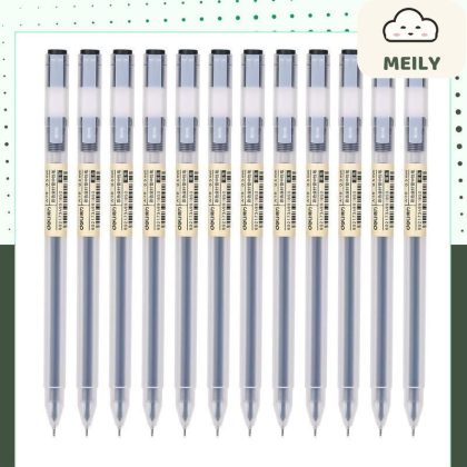 Bút gel Deli mực đen A119