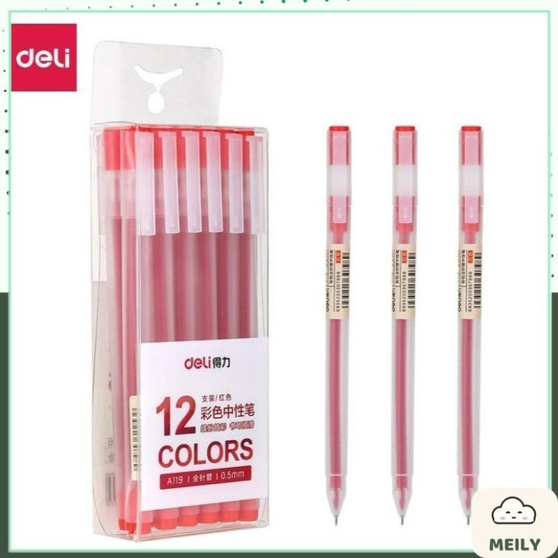 Bút gel Deli mực đen A119