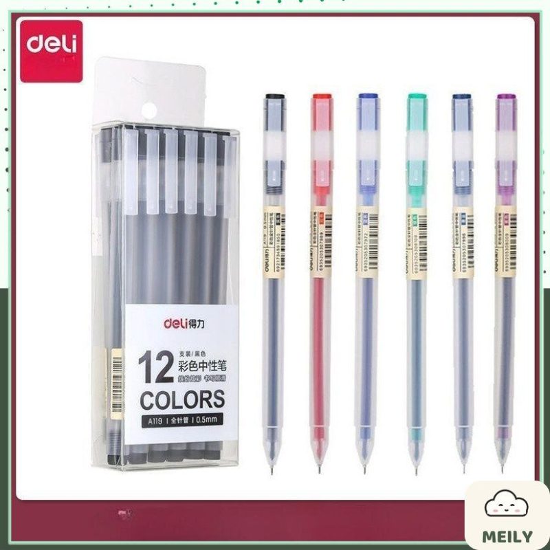 Bút gel Deli mực đen A119