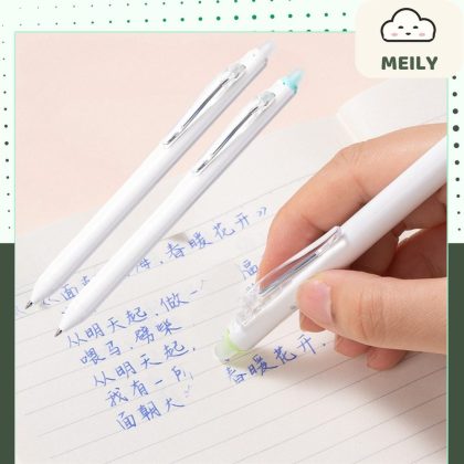 Bút gel mực xanh đen xóa được Deli SA165