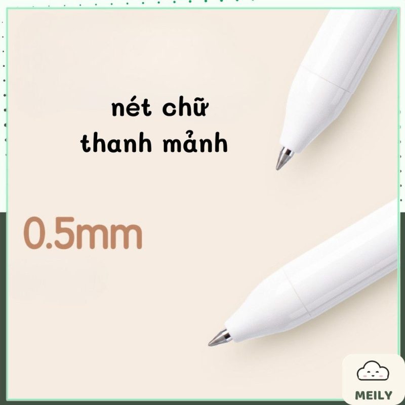 Bút gel mực xanh đen xóa được Deli SA165
