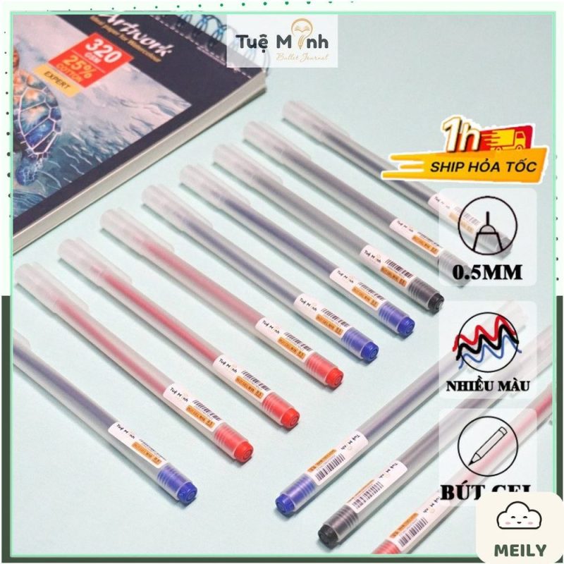 Bút gel nét đều siêu mượt TUE MINH ngòi 0