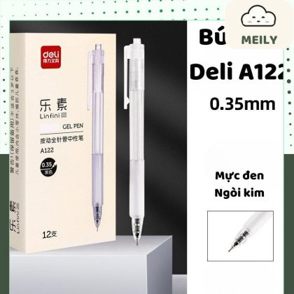 Bút Gel ngòi kim 0.35mm Deli A122