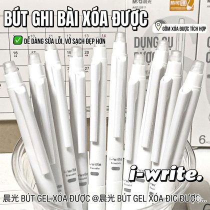 Bút Gel xóa được , mực xanh ngòi ST 0.5mm B192