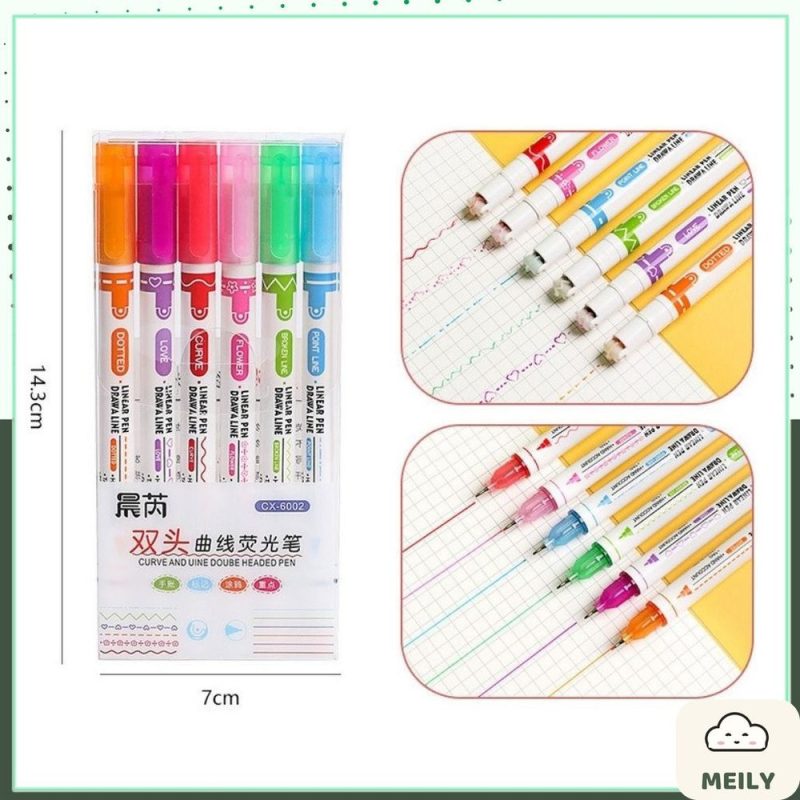 Bút highlight HI11 ngòi lăn bút hai