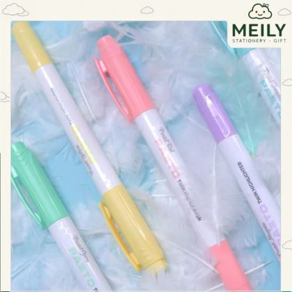 Bút highlight màu Pastel Thiên Long Pazto HL-016 - Bút dạ quang rửa được