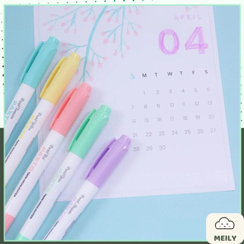 Bút highlight pastel Thiên Long Pazto rửa được HL-016