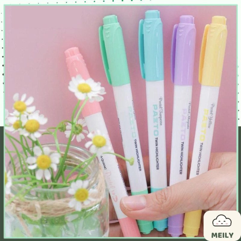 Bút highlight pastel Thiên Long Pazto rửa được HL-016