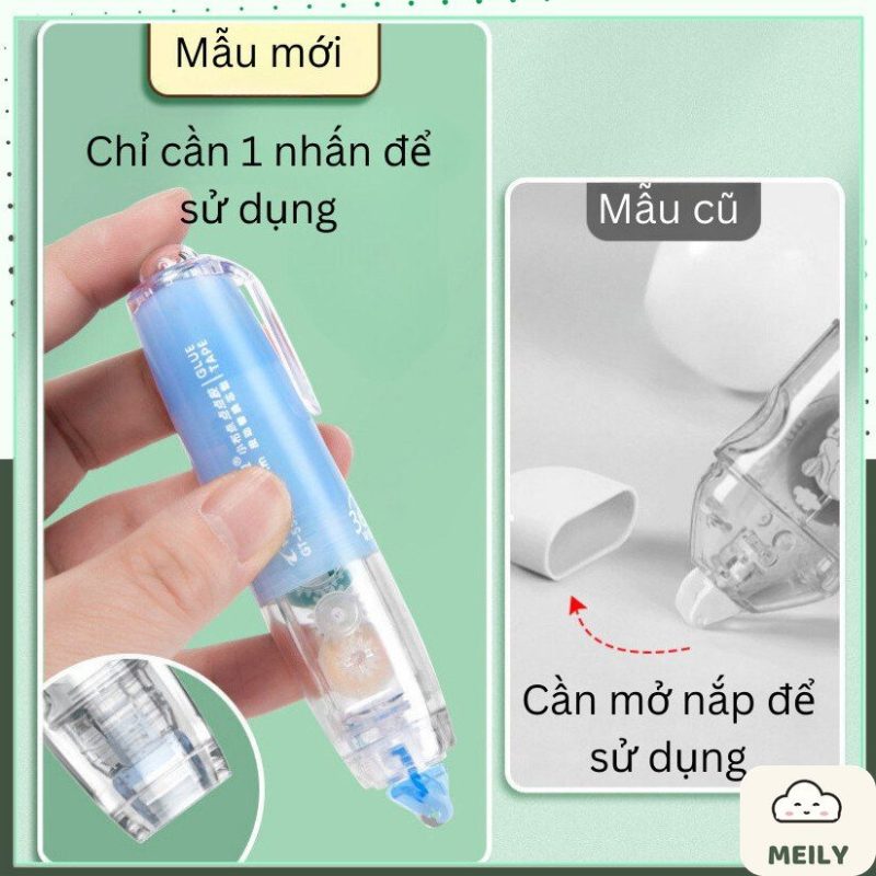 Bút keo dính đầu bấm tiện lợi B115
