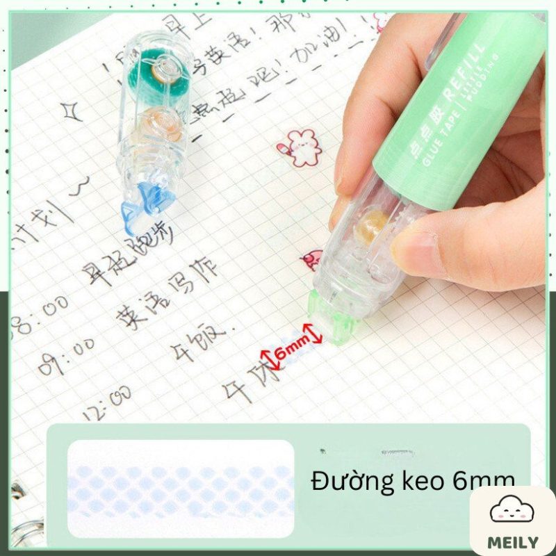 Bút keo dính đầu bấm tiện lợi B115