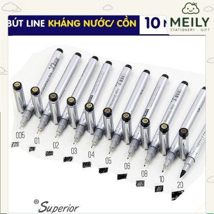 Bút line đi nét Superior kháng nước B42
