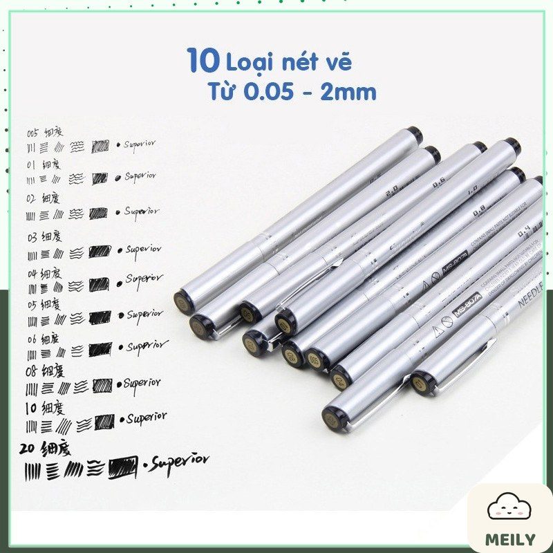 Bút line đi nét Superior kháng nước B42