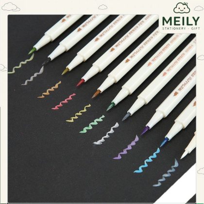 Bút lông ngòi mềm Brush Metallic 6551BR nhiều màu