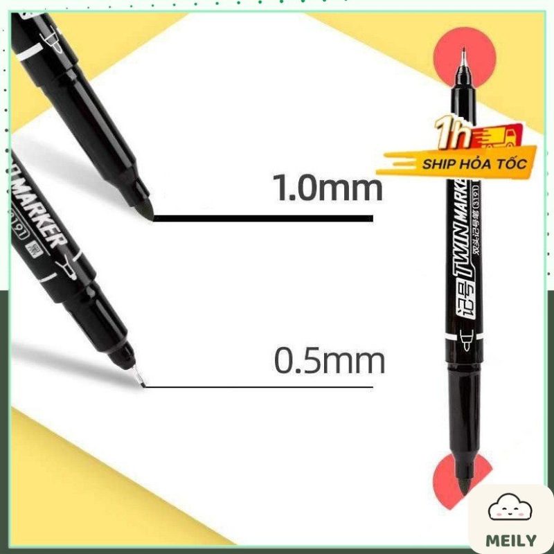 Bút Marker 2 đầu kèm đi nét line
