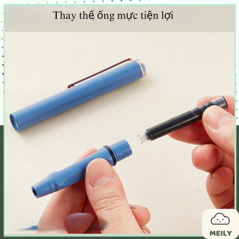 Bút máy bấm ngòi nét 0.38mm EF B159