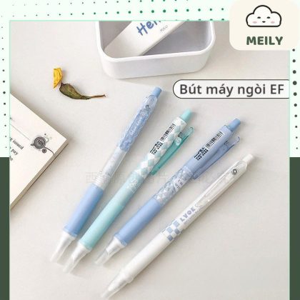 Bút máy bơm mực dạng ngòi bấm xanh dương Blue Love B119