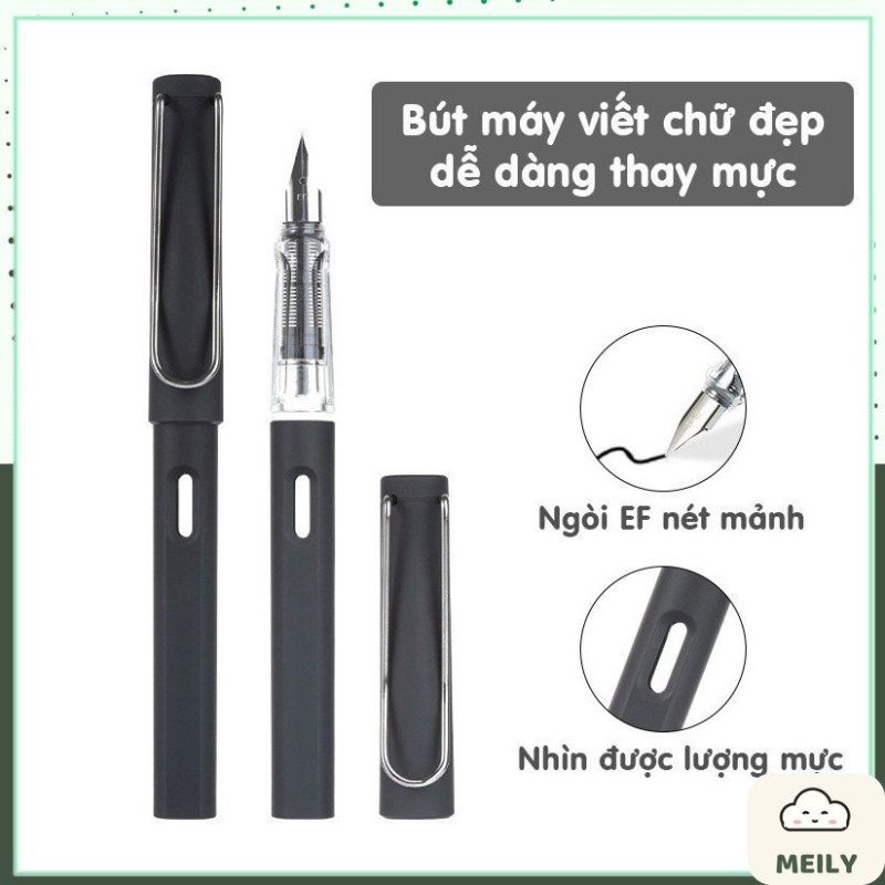 Bút máy Resun ngòi EF nét mảnh luyện chữ thanh đậm B96
