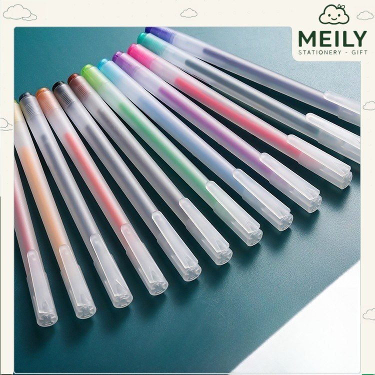 Bút mực gel nét 0.5mm Resun nhiều màu ghi chép mượt mà B18