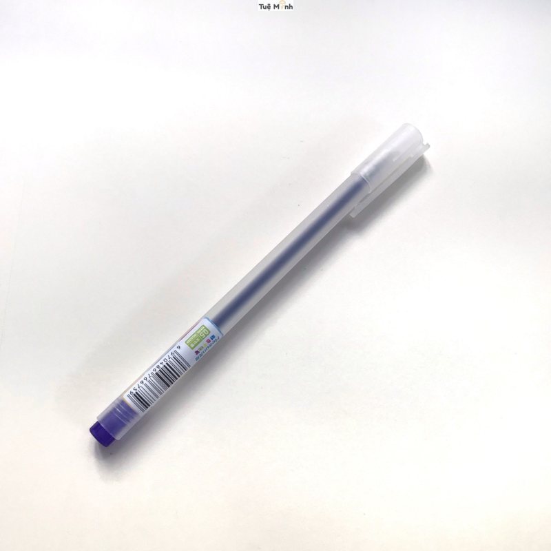 Bút mực gel nét 0.5mm Resun nhiều màu ghi chép mượt mà B18 - Tím than