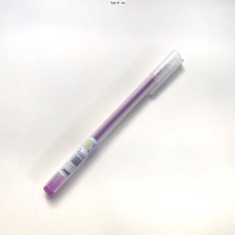 Bút mực gel nét 0.5mm Resun nhiều màu ghi chép mượt mà B18 - Tím