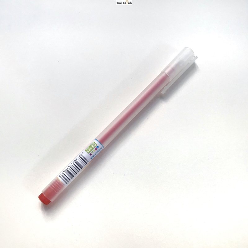 Bút mực gel nét 0.5mm Resun nhiều màu ghi chép mượt mà B18 - Đỏ