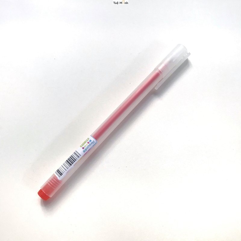 Bút mực gel nét 0.5mm Resun nhiều màu ghi chép mượt mà B18 - Hồng
